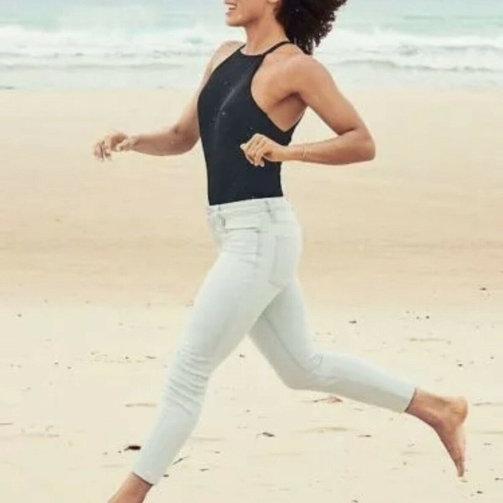 NWT Athleta Women's Sculptek Skinny Crop Jean - Picture 1 of 10